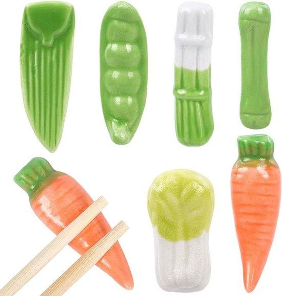 Eetstokhouder Keramiek Groenten Japanse Stijl Draagbaar Herbruikbar Keuken Kookgerei Servies