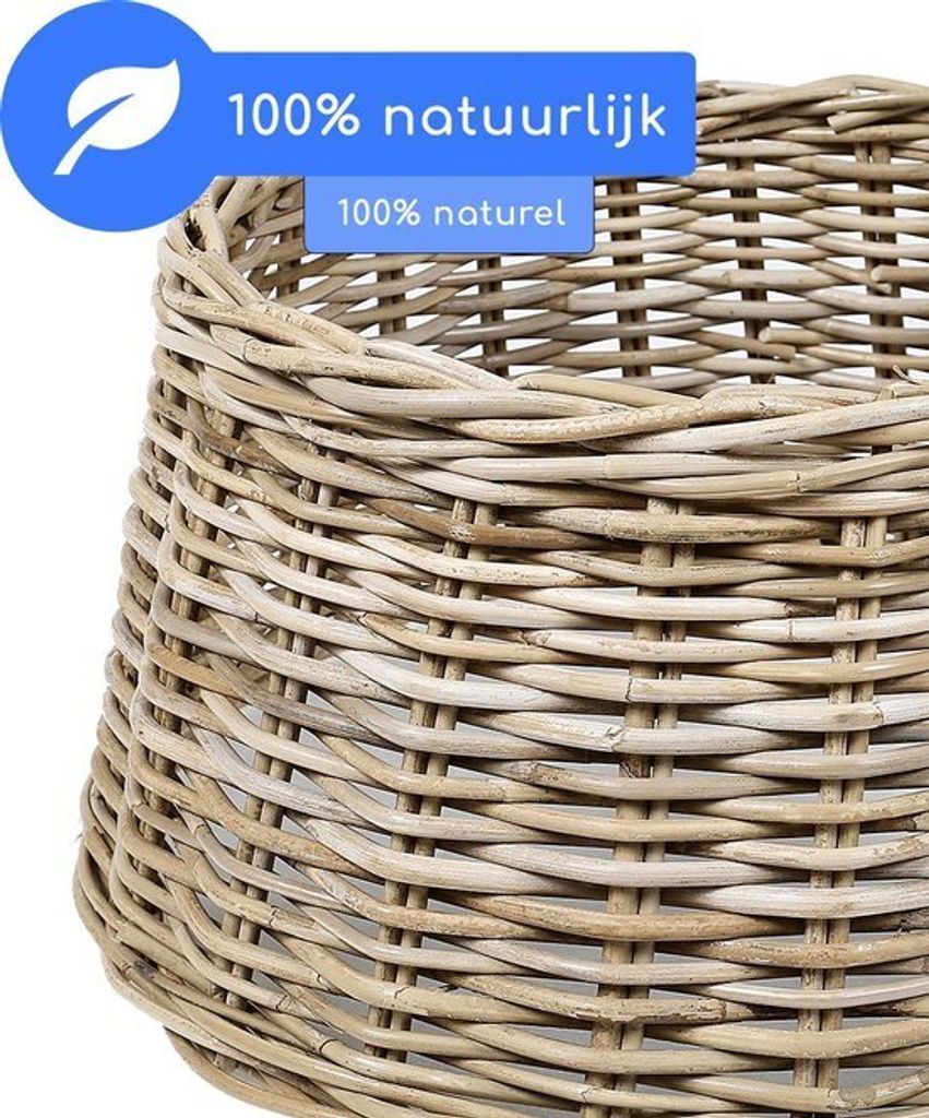 WDMT Geflochtener Weihnachtsbaumrock - Ø 60 x 26 cm - Produktbild 4