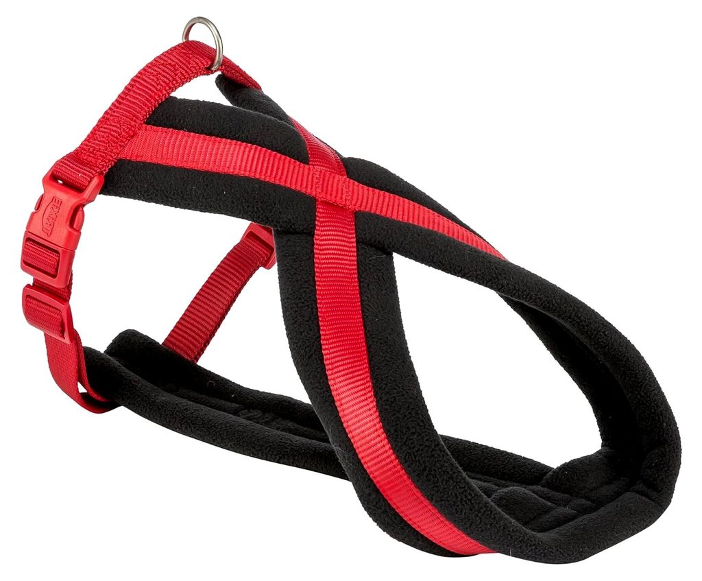 Premium Touren-Geschirr Größe L–XL: Brustumfang 70–110 cm/25 mm in rot