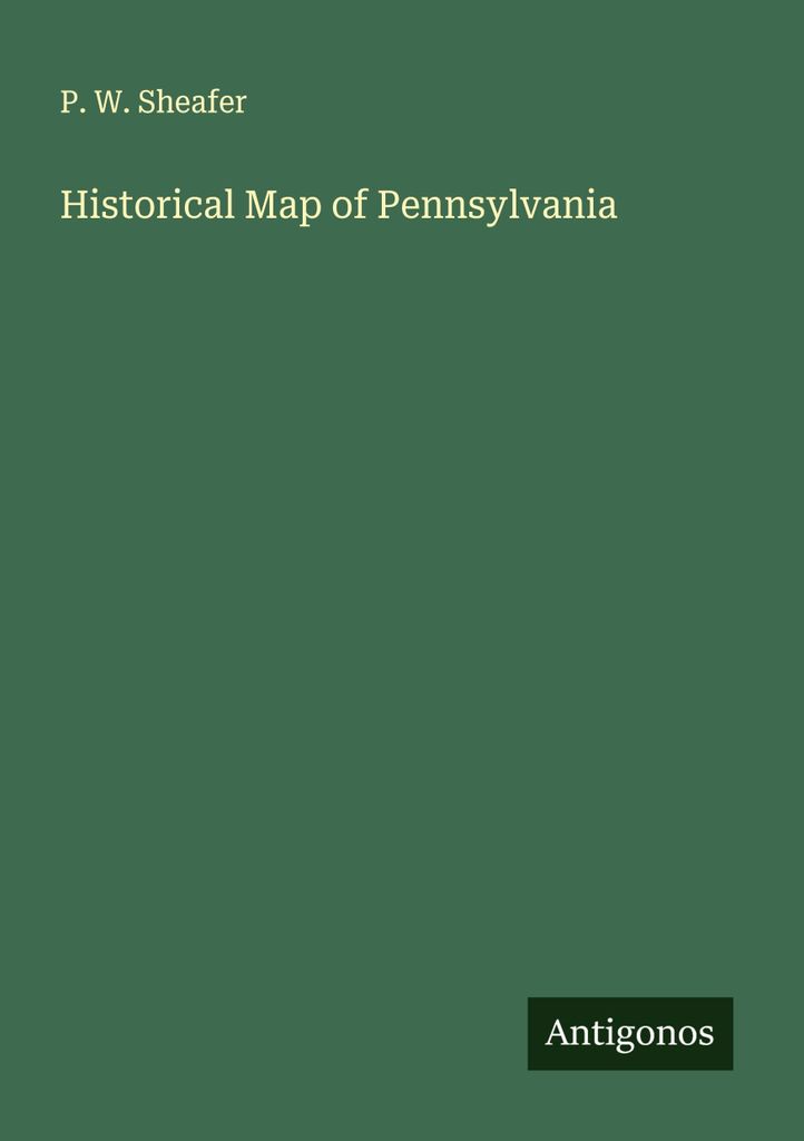 Historical Map of Pennsylvania