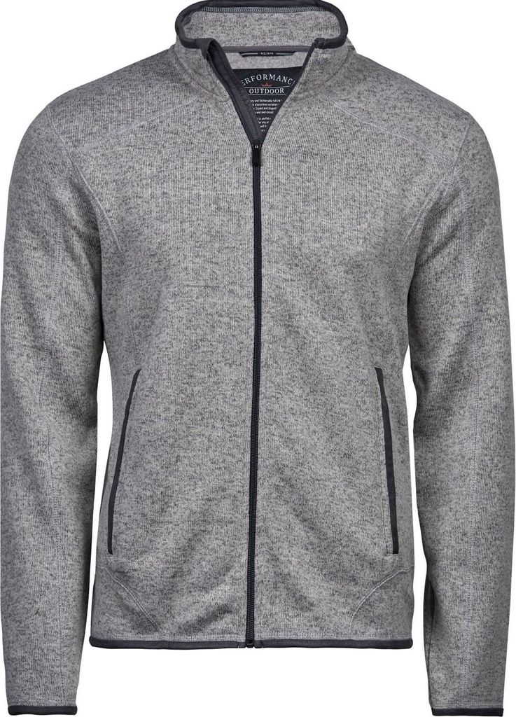Tee Jays - Fleecejacke für Herren, Für Außen RW10930 (5XL) (Grau meliert)
