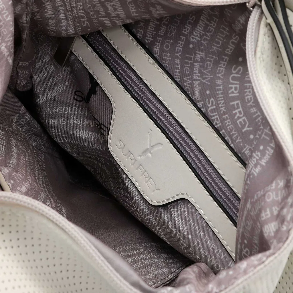 SURI FREY Romy Backpack : Sac à Dos de Loisirs Ecru Style Polyvalent - 7