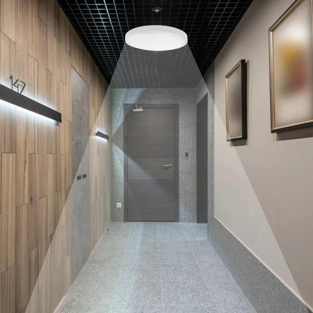 Plafoniera LED V-TAC 24W per Scale e Corridoi - Sicurezza Automatica - 5
