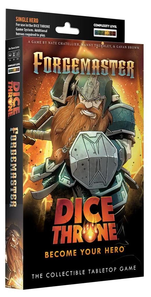 Dice Throne: Balíček hrdiny "Forgemaster" - Kostková hra - Obrázek produktu 