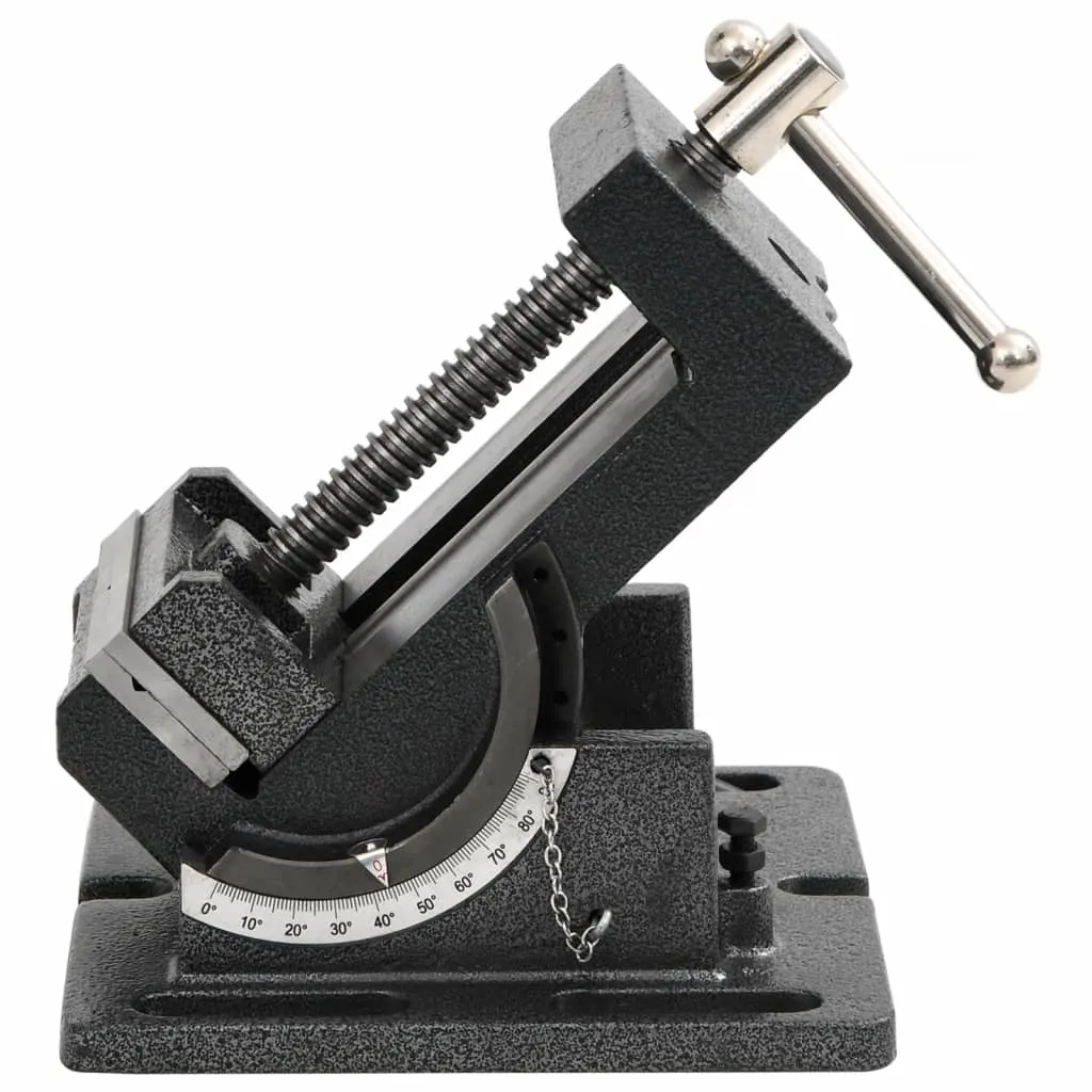 vidaXL Étau pour machine basculant manuel 110 mm - Fixation précise