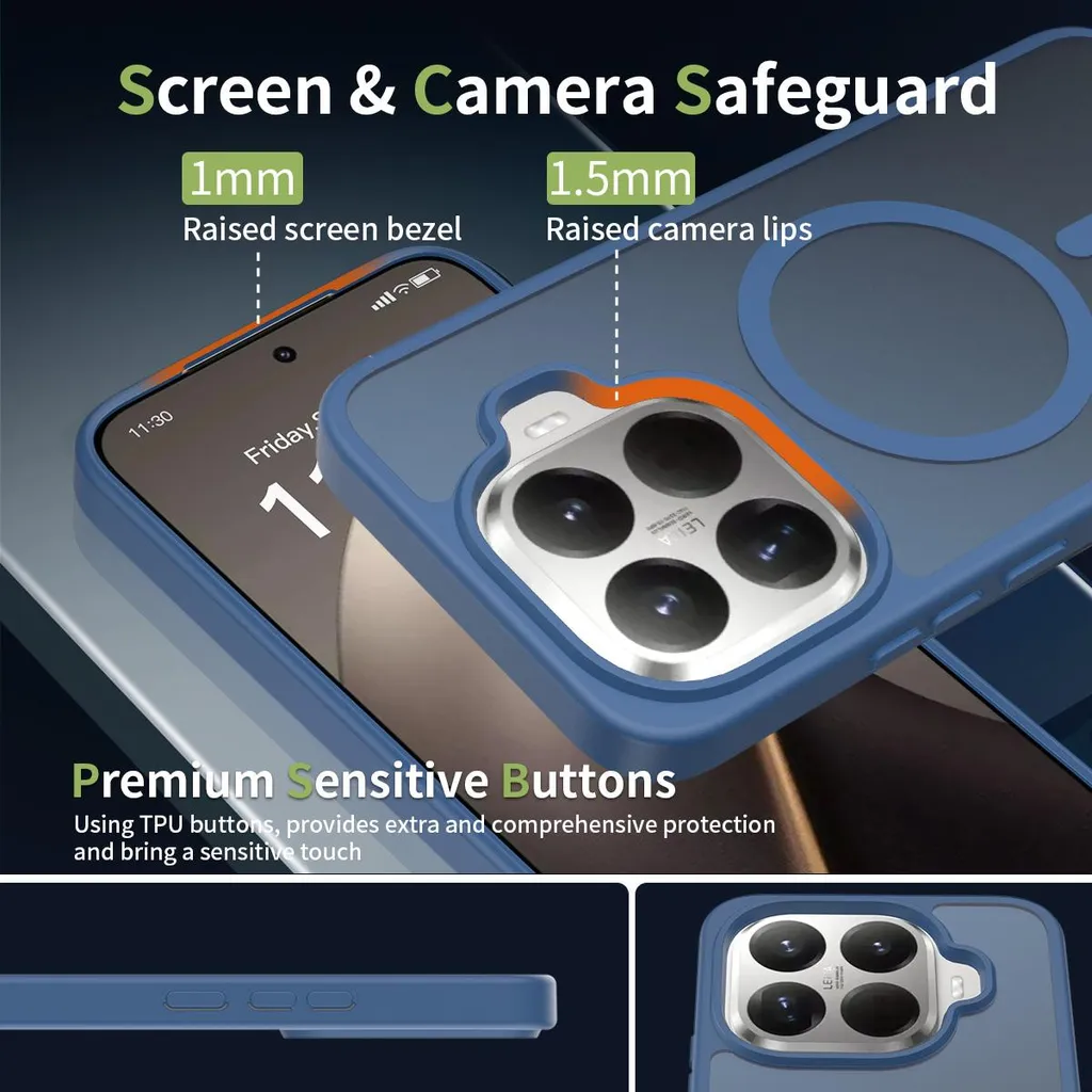 Cover Magnetica per Xiaomi 15 Comaptibile Con Magsafe, Custodia