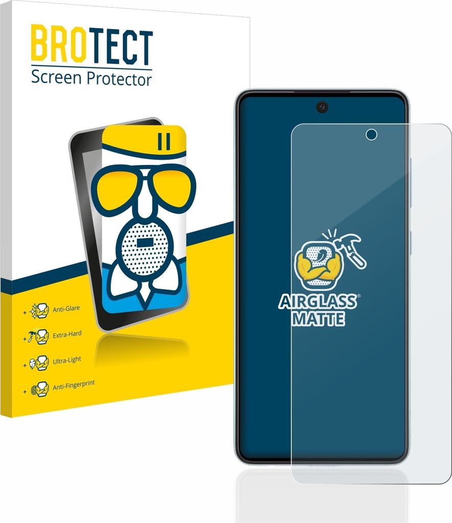 BROTECT Entspiegelungs Schutzglas für Samsung Galaxy A52 5G Schutzfolie Panzer Folie Glas Display Schutz matt