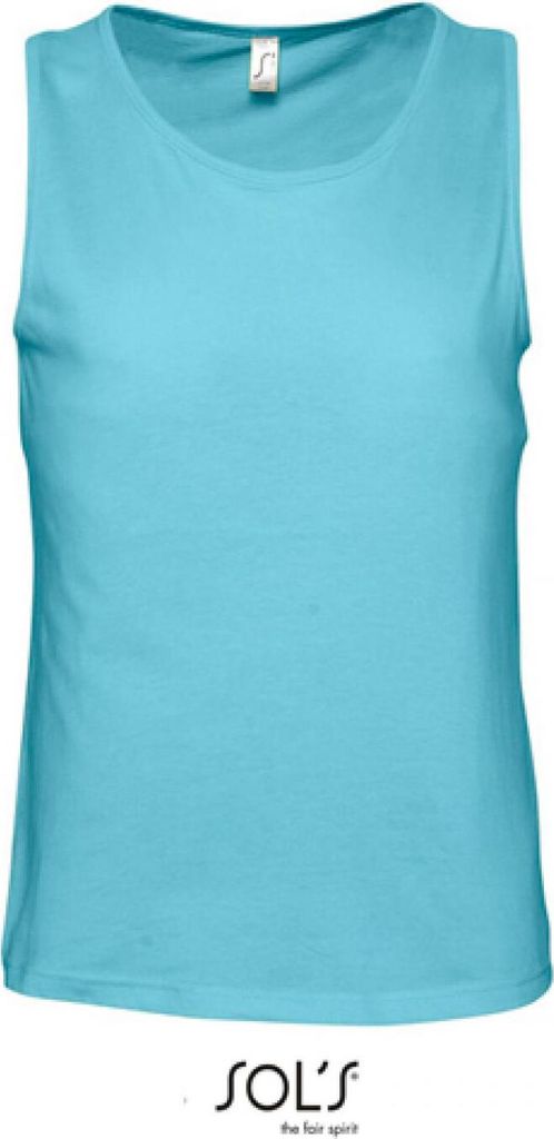 SOLs 11465 | Herren Tank Top T-Shirt Justin - Farbe: Atoll Blue - Größe: L