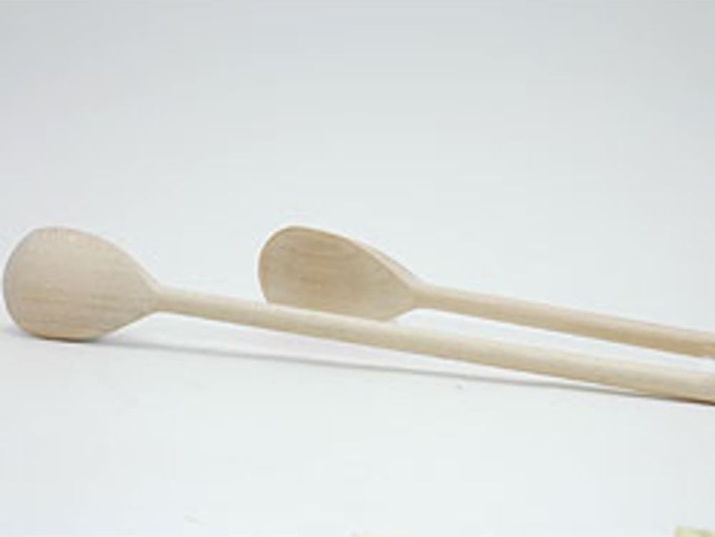 Robuster Holz Kochlöffel Oval 40 cm Natur – Ideal zum Kochen & Rühren 1 Stück