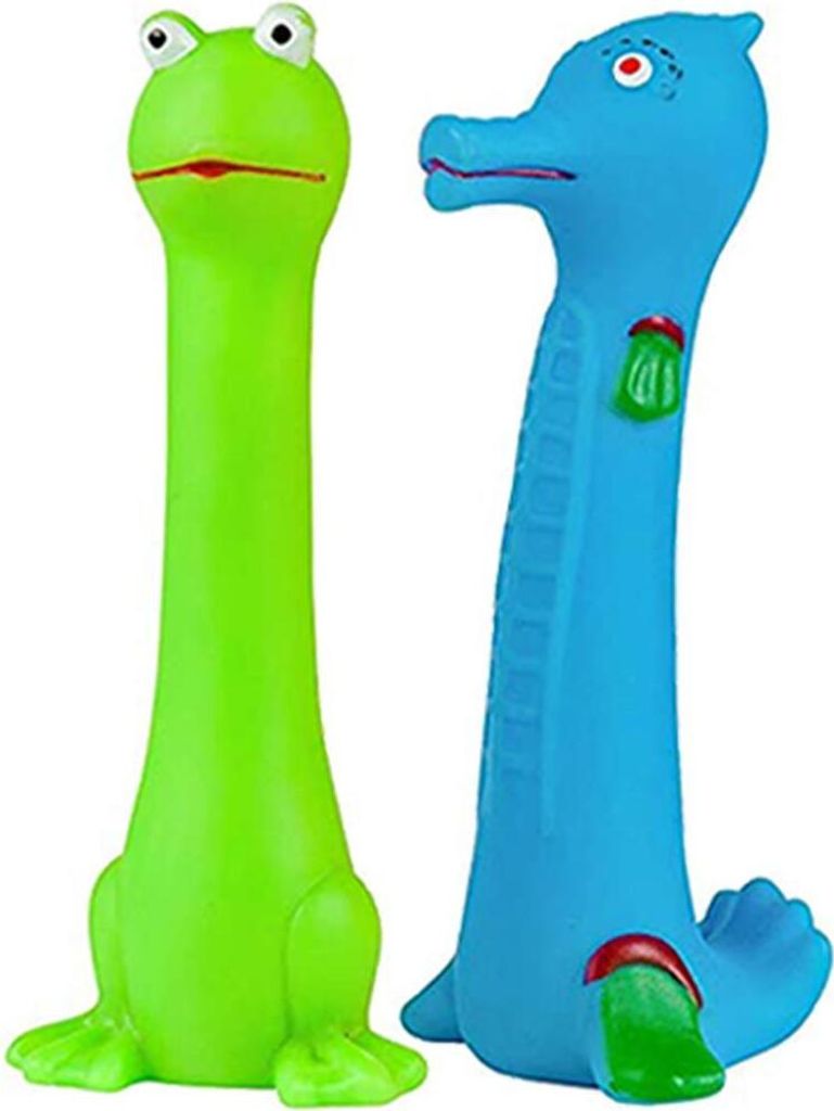 Sunflex Aqua Zoo 2er Set Tauchtiere Frosch und Seeungeheuer | Wassertier Badetier Badespielzeug Tauchen Tauchspielzeug