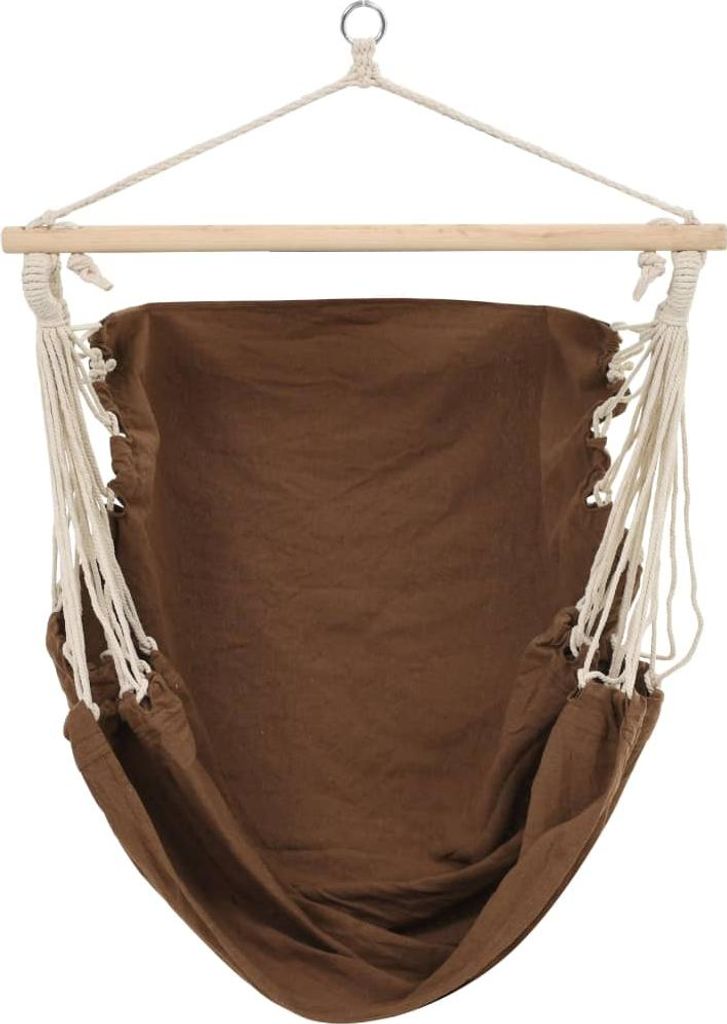 vidaXL Houpací síť 185x125 cm hnědá Obrázek produktu 