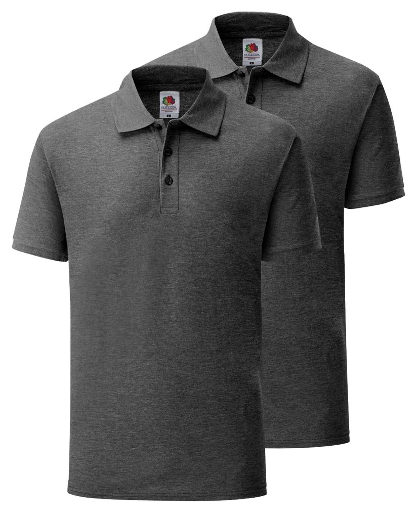 Doppelpack Fruit of the Loom 65/35 Polo + GRATIS MyShirt Produktbild 