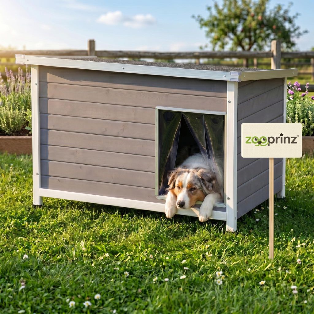 zooprinz Hundehütte Jacky | L | Wetterfest | Massivholz | Produktbild 