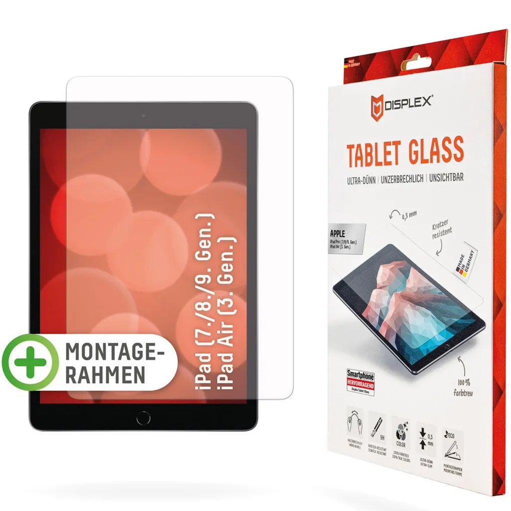Vetro Displex iPad 9H Ultra Sottile | Protezione Premium Invisibile