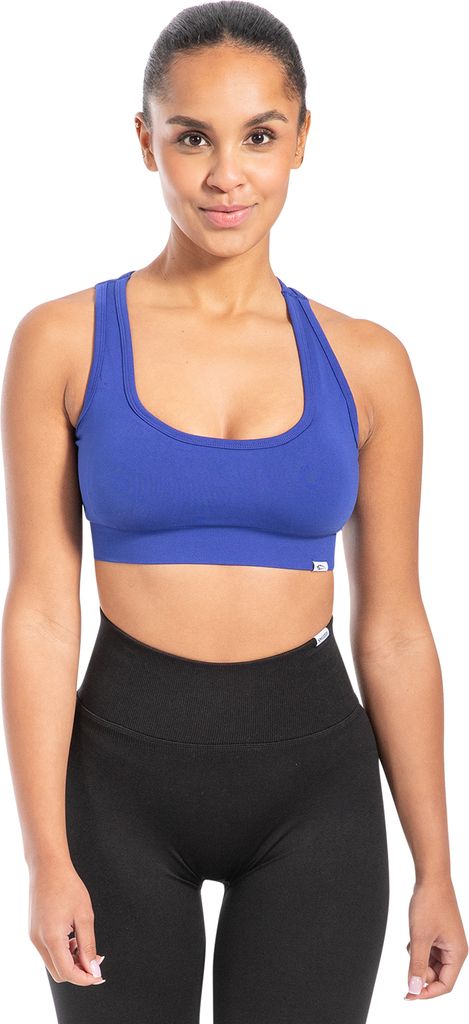 Smilodox Damen Sport BH Louisa - Shaped Fit ärmelloses Oberteil