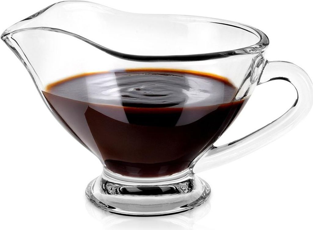 Glas-Sauciere Milchkännchen Dipschale für Saucen Dipschale 200 ml