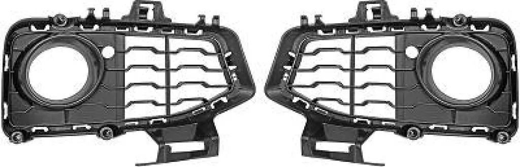 Grille d'aération pare-chocs arrière BMW 4 F32 F82 DIEDERICHS Noir