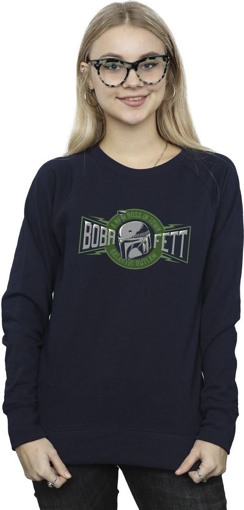 Star Wars: The Book Of Boba Fett - "New Outlaw Boss" Sweatshirt für Damen BI49626 (XL) (Marineblau)