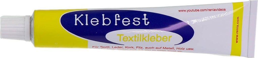 Renia Klebfest Textilkleber, 2 x 50 ml