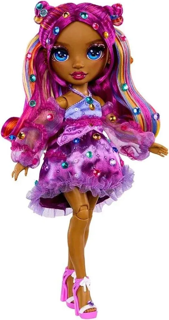 Poupée Rainbow High Noemie Violette : Jouet Durable et Ultra Looké