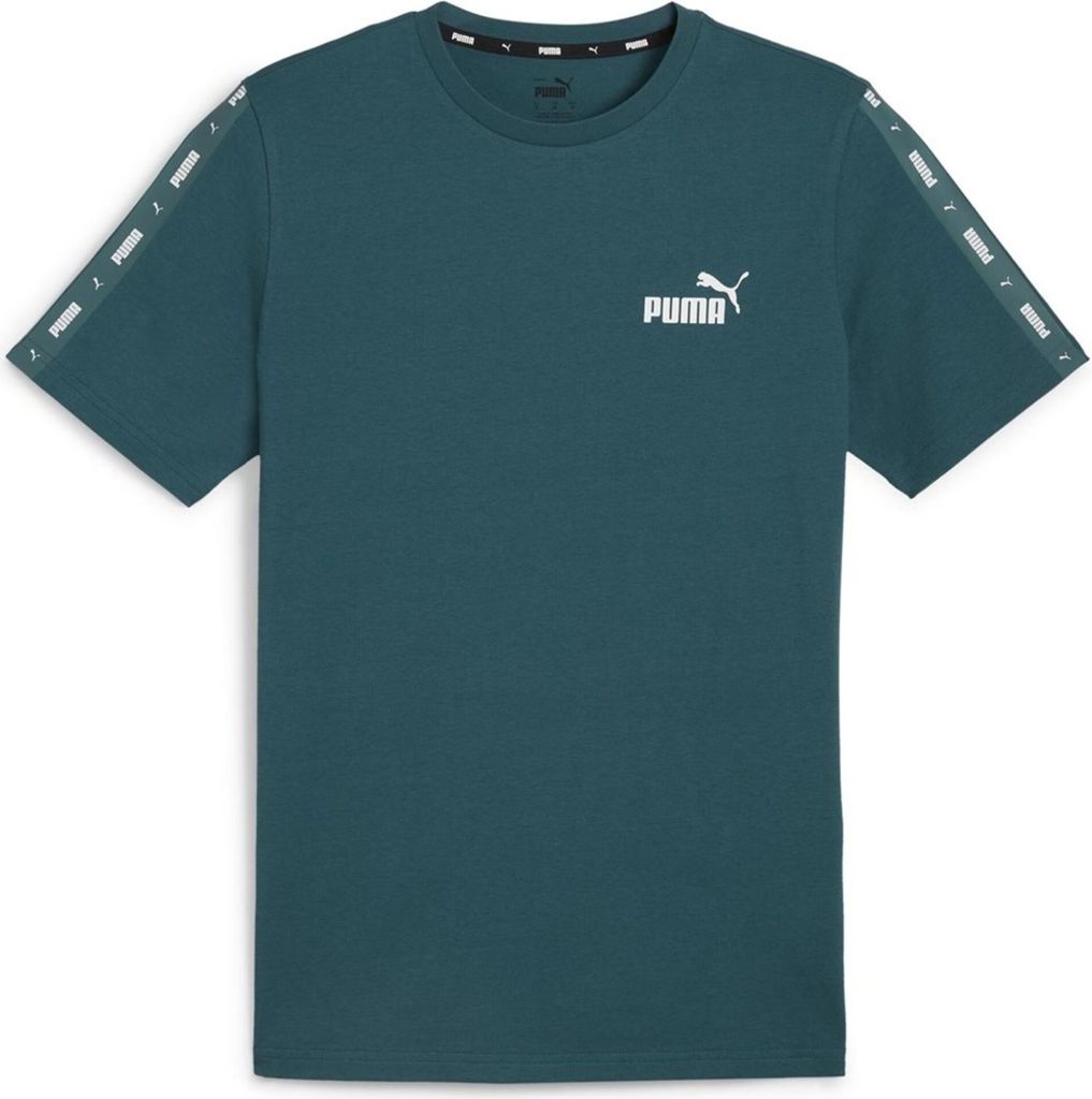 Puma Ess+ Tape Tee - cold green, Größe:L