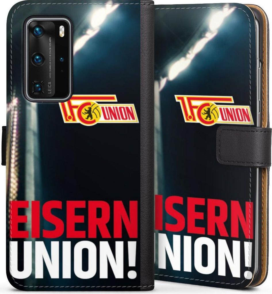 DeinDesign Klapphülle für Huawei P40 Pro Handytasche Lederhülle Tasche 1. FC Union Berlin Fanartikel Fußball