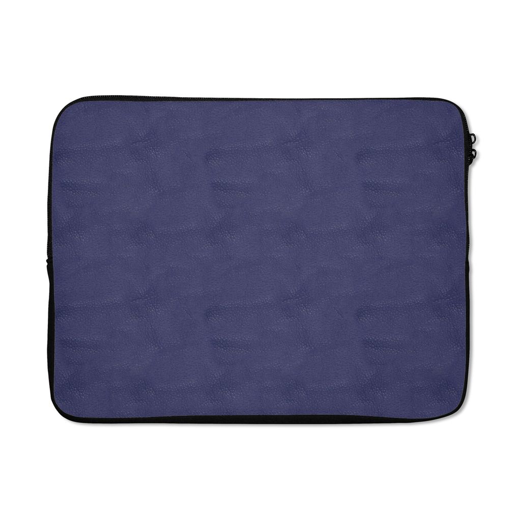MuchoWow Laptop Hülle 15 Zoll Leder - Blau - Tiere Laptoptasche - Laptoptasche - Sleeve - Rundum-Schutz