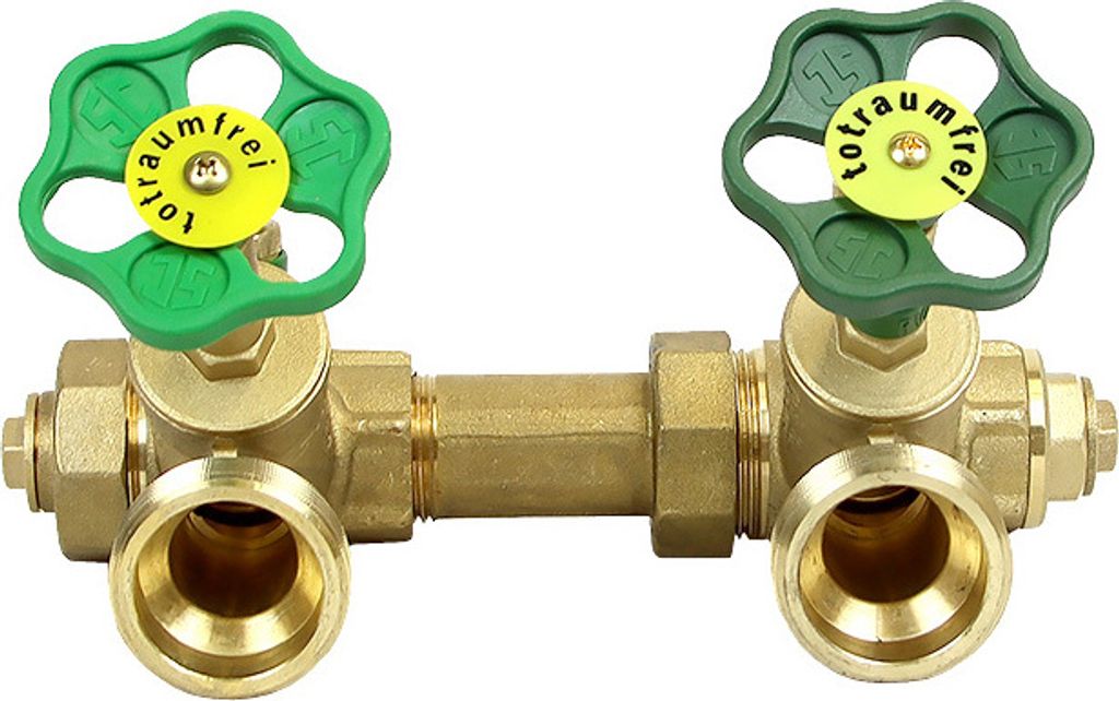 ATV-Verteiler Kompaktwasserverteiler steigende Spindel G 1" x G 1 1/2"