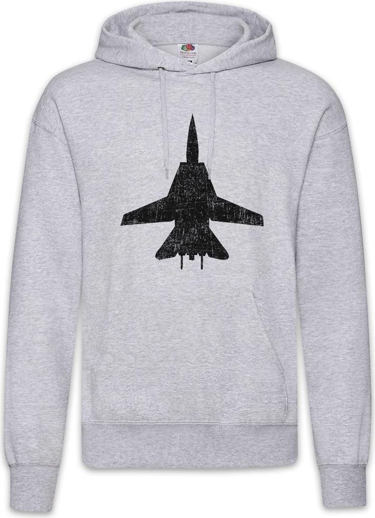 Urban Backwoods Jet II Silhouette, Herren Hoodie, Farbe: Hellgrau, Größe: XL