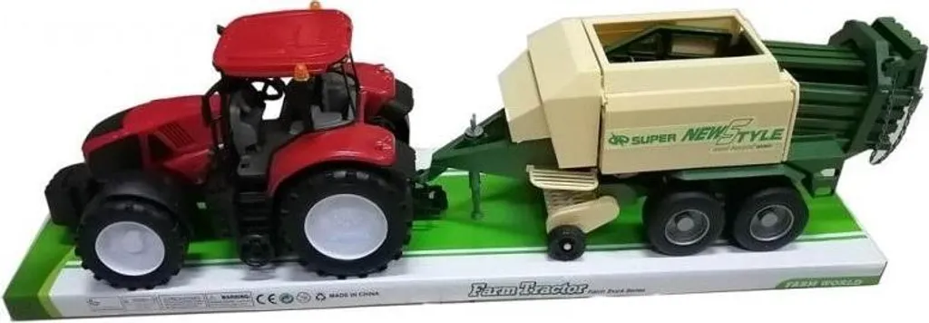 Tracteur agricole articulé et ses 3 machines de récolte multifonctions