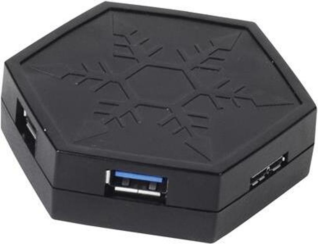 Silverstone Technology SilvStone SST-EP01B USB3.0 Hub Produktbild 