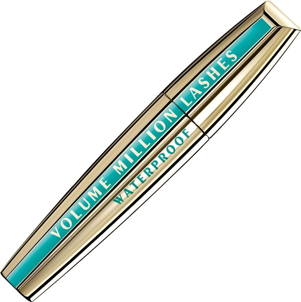 A product shot of a mascara tube.