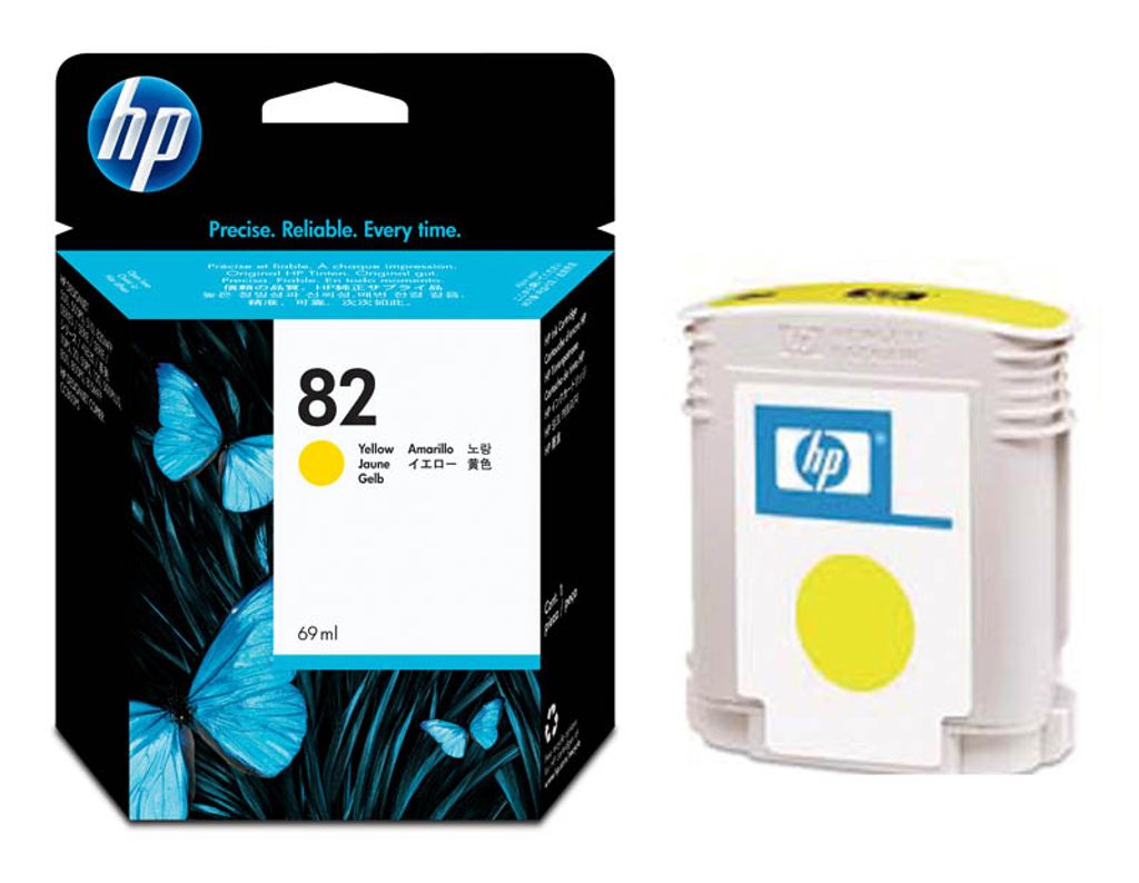 Žlutá inkoustová kazeta HP č. 82 C4913A (69 ml) Obrázek produktu 