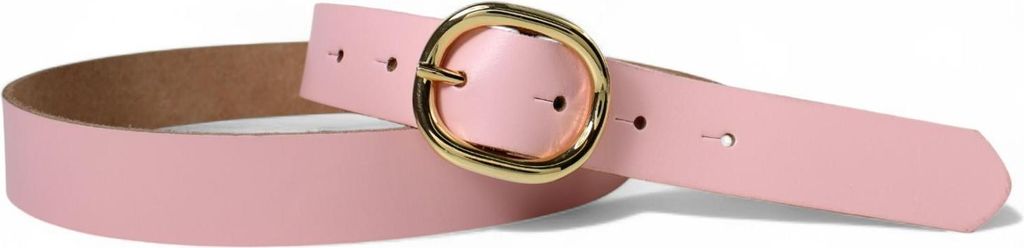 FRONHOFER Damengürtel 2,8 cm goldene ovale Schnalle, echt Ledergürtel