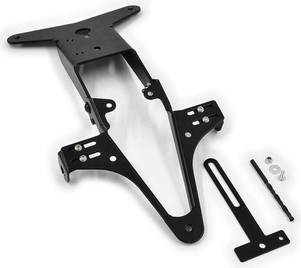 ZIEGER Basic Kennzeichenhalter kompatibel mit MV Agusta F4 1000 BJ 2010-13 / F4 1000 R BJ 2010-13 / F4 1000 RR BJ 2012-13