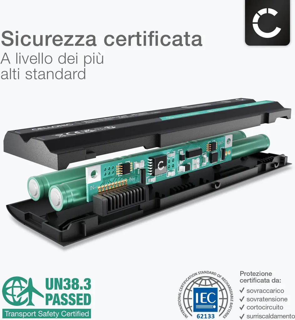 Batteria 5200mAh per HP PAVILION DV7-6059EO DV7-6060EB DV7-6060ED DV7-6061EZ