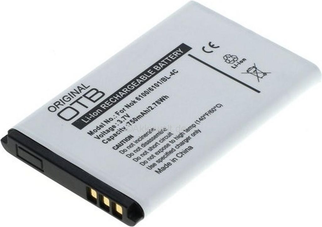 OTB Akku für Nokia BL-4C Li-Ion Produktbild 