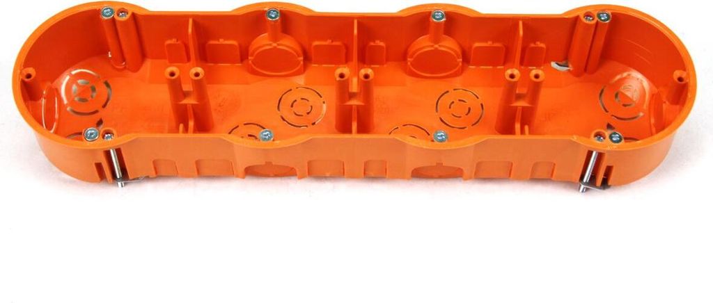 Legrand LEG89348 Trockenbau-Steckdose – 20/32 A, 1-fach, Für Trockenbauwände, Tiefe 40 Mm