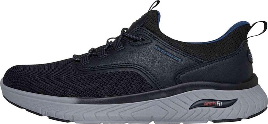 Skechers Sneakers 211190-BLK in Black Knitted Mesh / Synthetic color size 45