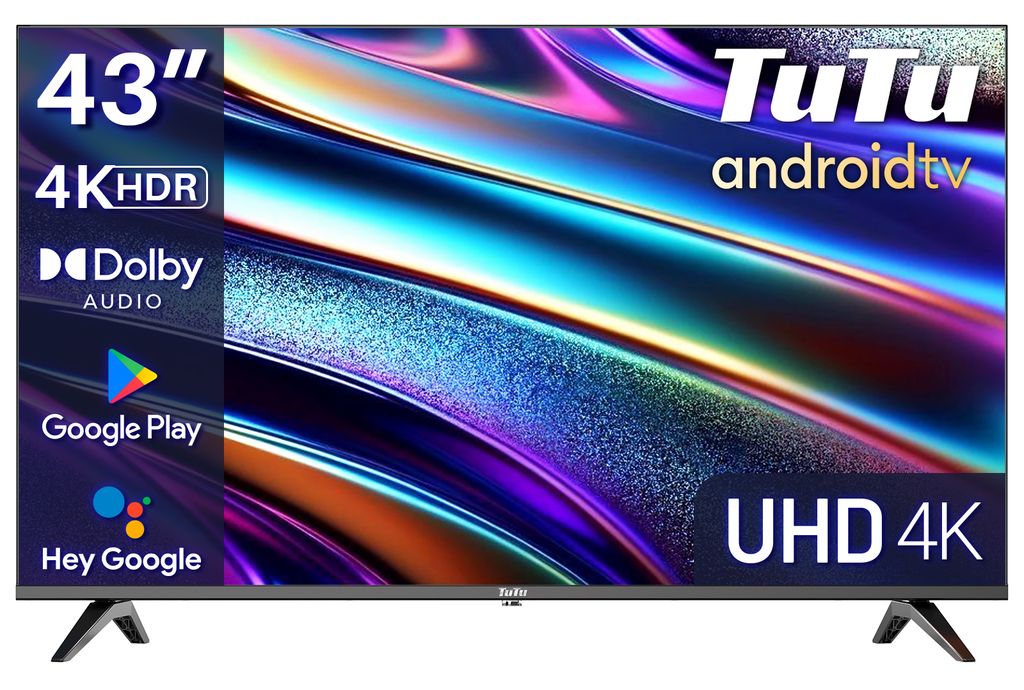 TuTu Android Smart TV - LED 4K UHD - 43 palců/110 cm - Obrázek produktu 