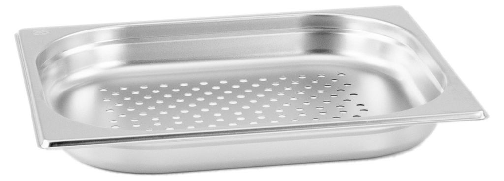 GN Behälter Gastronorm 1/2  40 mm gelocht/perforiert aus Produktbild 