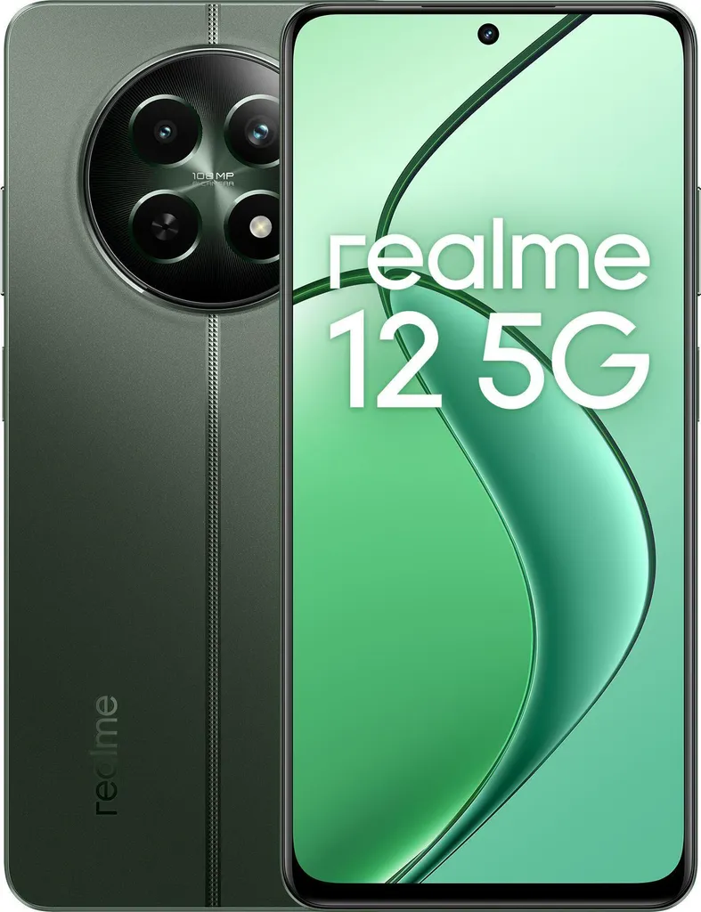 Realme 12 5G Smartphone 8+256GB Woodland Green Double SIM Version ITA
