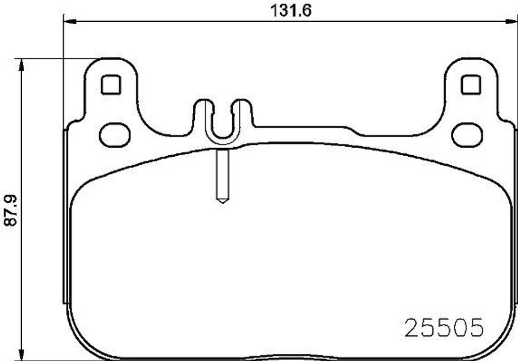 BREMBO Bremsbeläge Satz Vorne passend für MERCEDES-BENZ S-Klasse Limousine (W222, V222, X222) P 50 128