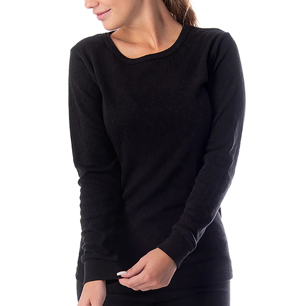 Sockenhimmel Damen Thermo-Unterhemd 2er Set - Langarm Mit Innenfleece