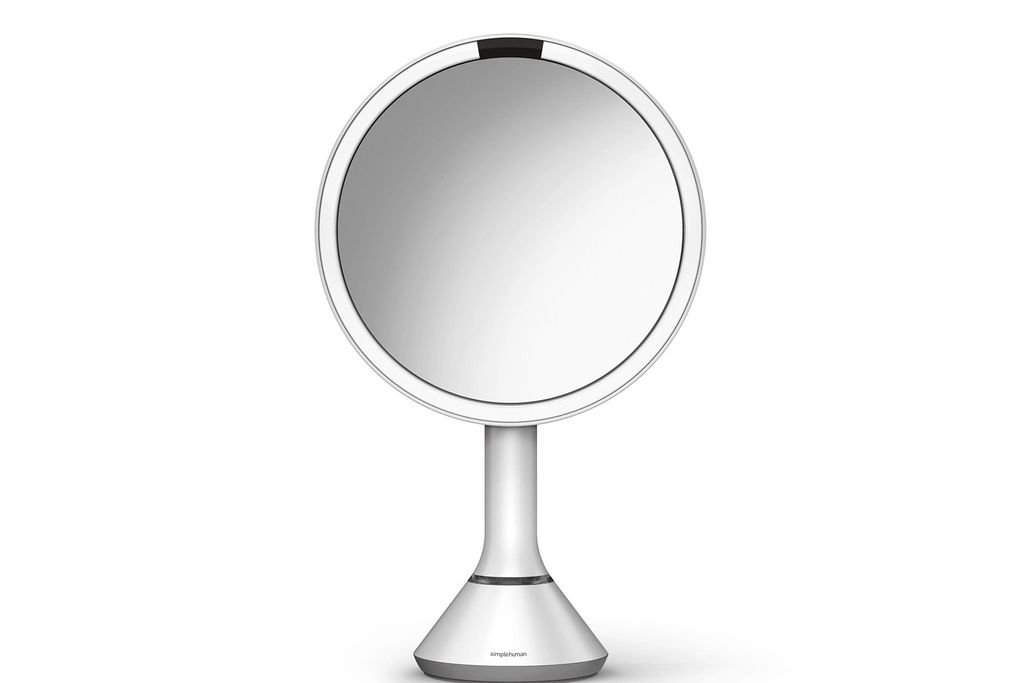 Simplehuman Sensorspiegel rund, weiß