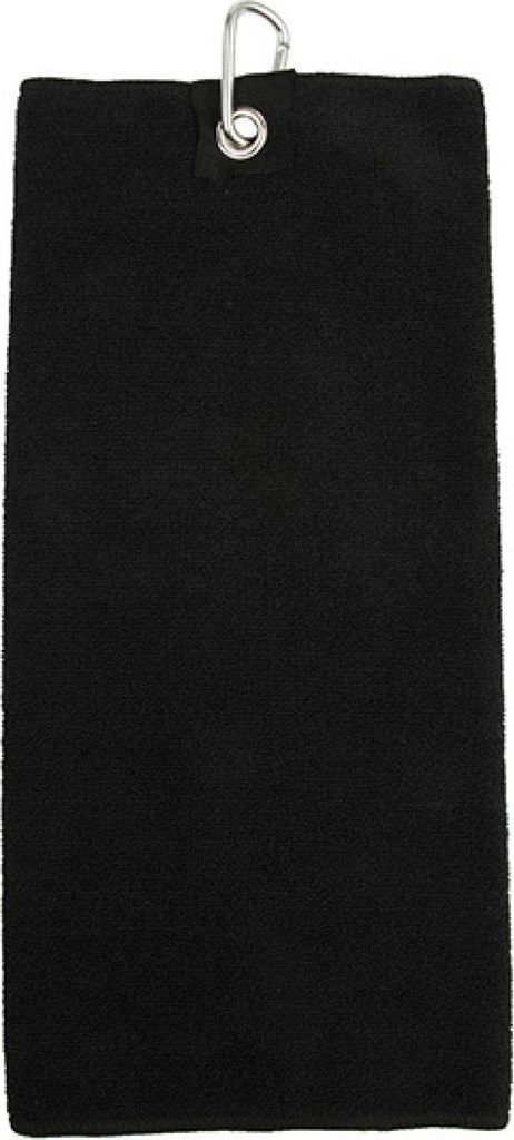 Towel City TC019 | Microfiber Golf Towel / 40 x 55 cm - Farbe: Black - Größe: 40 x 55 cm
