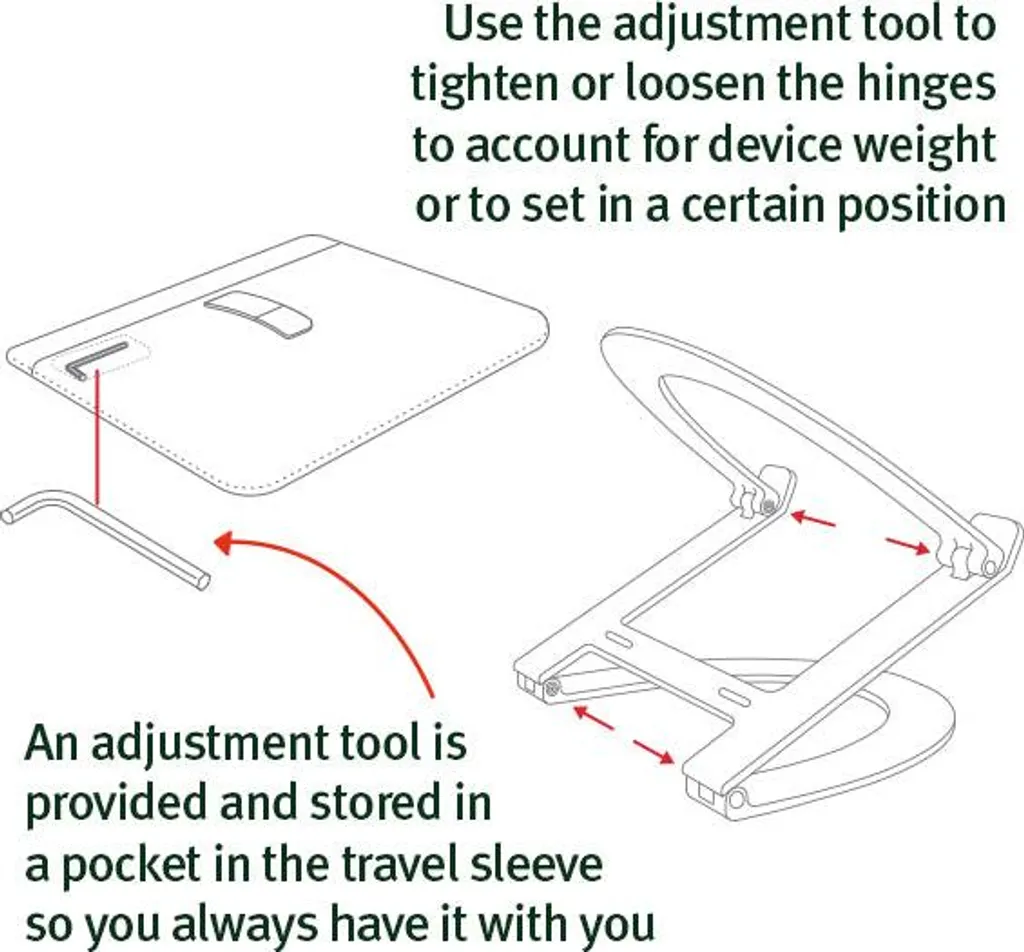Twelve South Curve Flex TS-2201 Supporto Laptop Nero: Design Ergonomico - 16