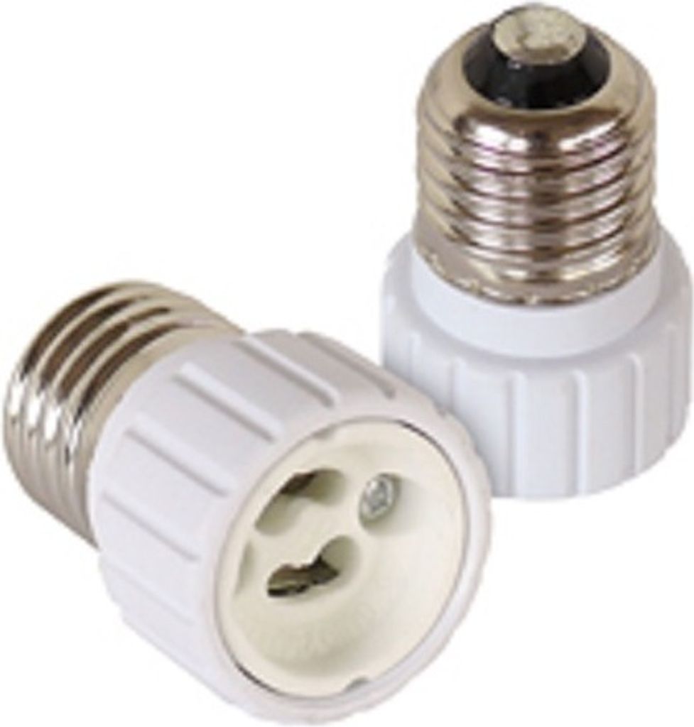 4 x Adapter Lampensockel Sockeladapter E27 auf GU10 Produktbild 