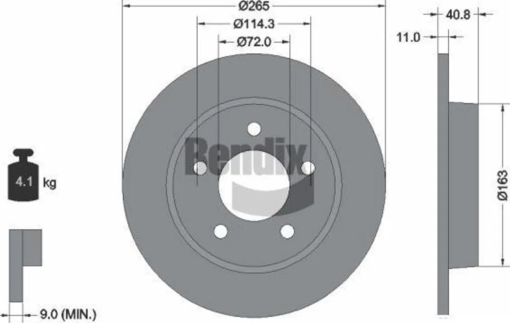 Disque de frein Bendix BDS1656 : Finissez-en avec les bruits de freinage