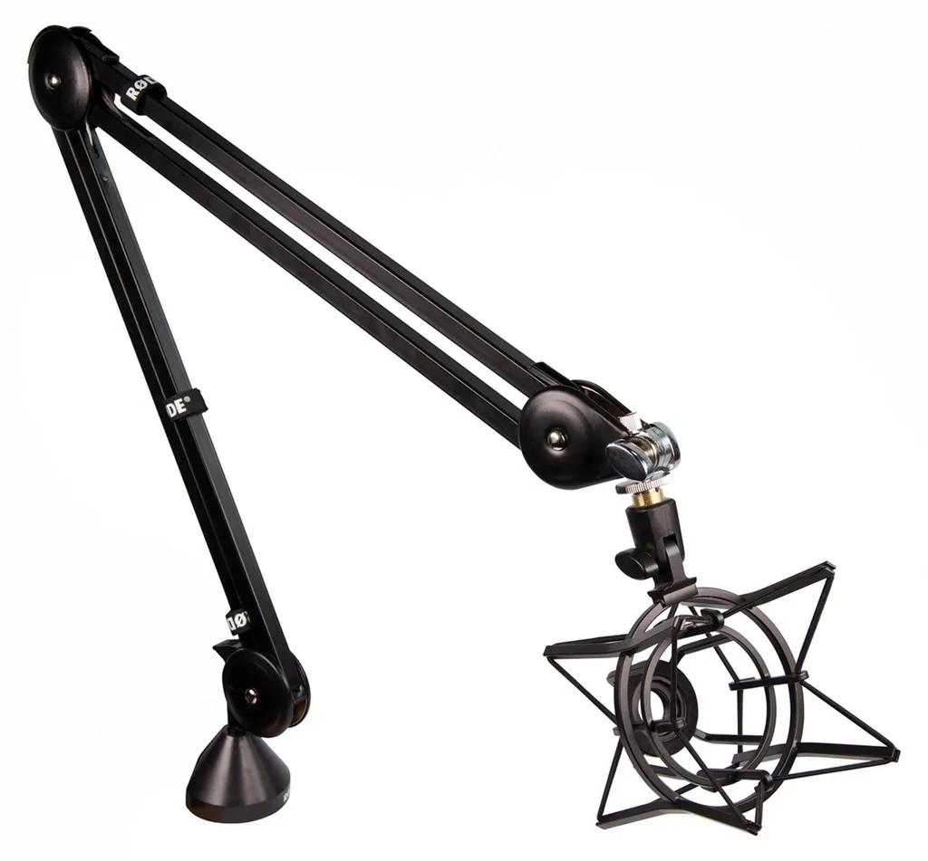 Bras de micro orientable PSA1 noir avec ressorts internes discrets - 7